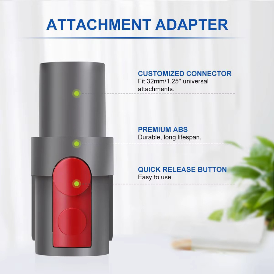 Dyson Kehr-Adapter für Staubsauger V7 V8 V10 V11 SV10 SV11 SV12 V15, Reinigungswerkzeug 32mm, Grau - Bild 5