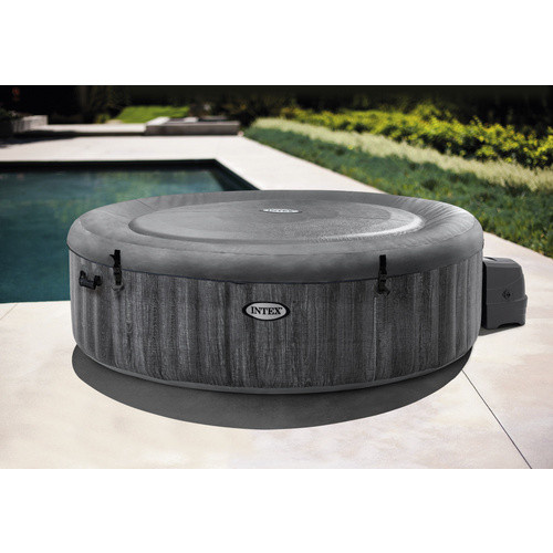 Intex PureSpa Bubble Massage Whirlpool Greywood Deluxe, Durchmesser: 216 cm, Höhe: 71 cm, Grau - Bild 8