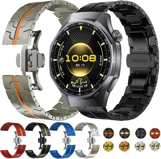 Jansin Uhrenarmband Edelstahl, 22 mm, Unisex - Bild 1