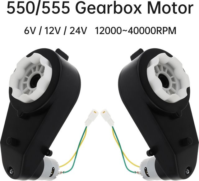 ChgImposs 2-teiliges Set Spielzeug Auto Motoren Getriebe High Speed DC Motor - Bild 1
