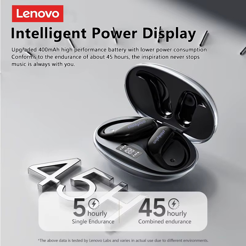 Lenovo XT55 OWS Bluetooth 5.4 In-Ear Kopfhörer mit Rauschunterdrückung und HiFi Stereo Sound in Weiß - Bild 3