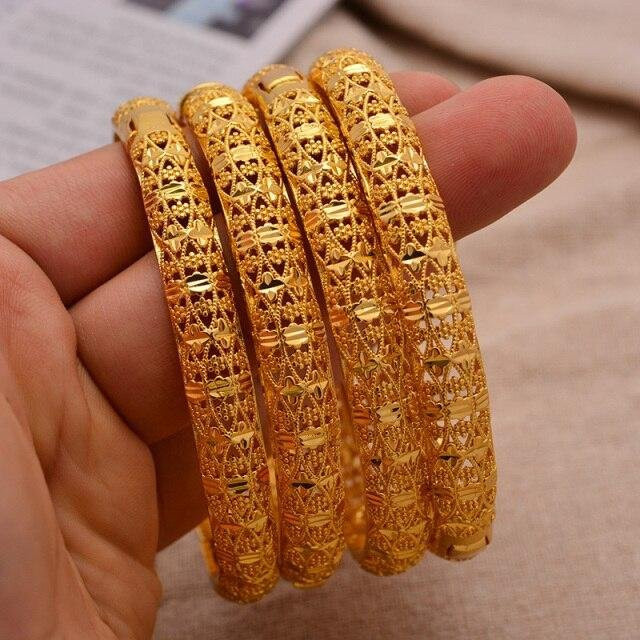 Armreifen Goldfarbe, Unisex - Bild 1
