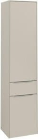 Villeroy & Boch Hochschrank Subway 3.0 in Cashmere Grey mit Glastüren, B/T/H: 40 x 36,2 x 171 cm - Bild 1