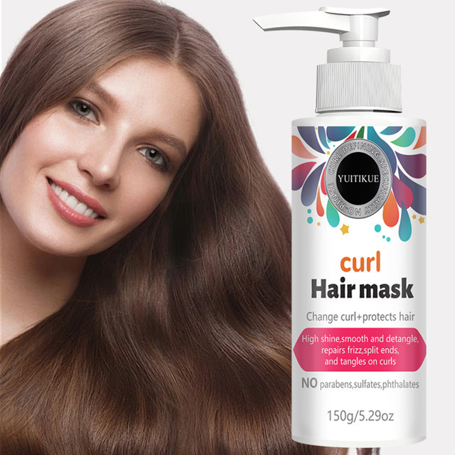 YUITIKUE Lockenmaske, spülfrei, für lockiges Haar, 150g - Bild 1