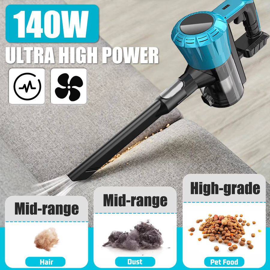 Kabelloser Handstaubsauger mit 93W bürstenlosem Motor, 30KPa starker Saugkraft und waschbarem HEPA-Filter für Tierhaare und Bodenreinigung - Bild 6