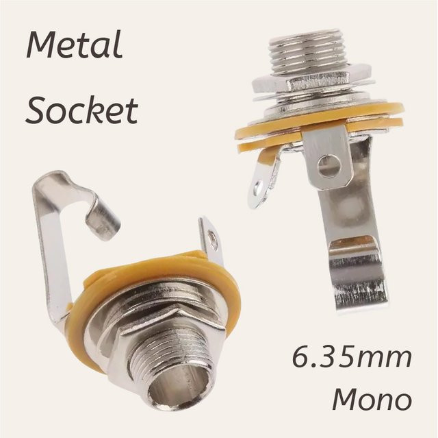 3,5 mm Klinken-Audio-Buchse für Panel-Montage, 3-polig, Silber - Bild 1