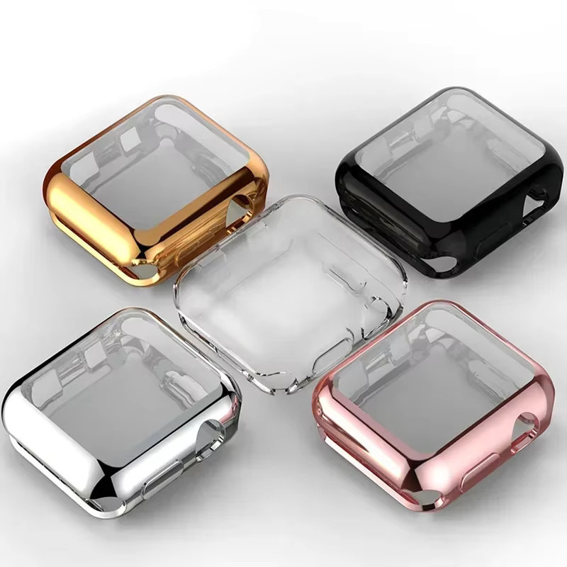 Apple Uhrenzubehör, Silikon Bumper, Roségold, Unisex - Bild 3