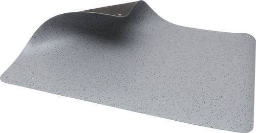 Wolfgang Warmbier PR-2.0 ESD-Bodenmatte aus PVC in Grau mit Erdungskabel, B: 150 cm, L: 200 cm, H: 0,2 cm - Bild 1