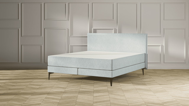 Emma Original Elite Boxspringbett grau B/T/H: 140 x 200 cm - Bild 1
