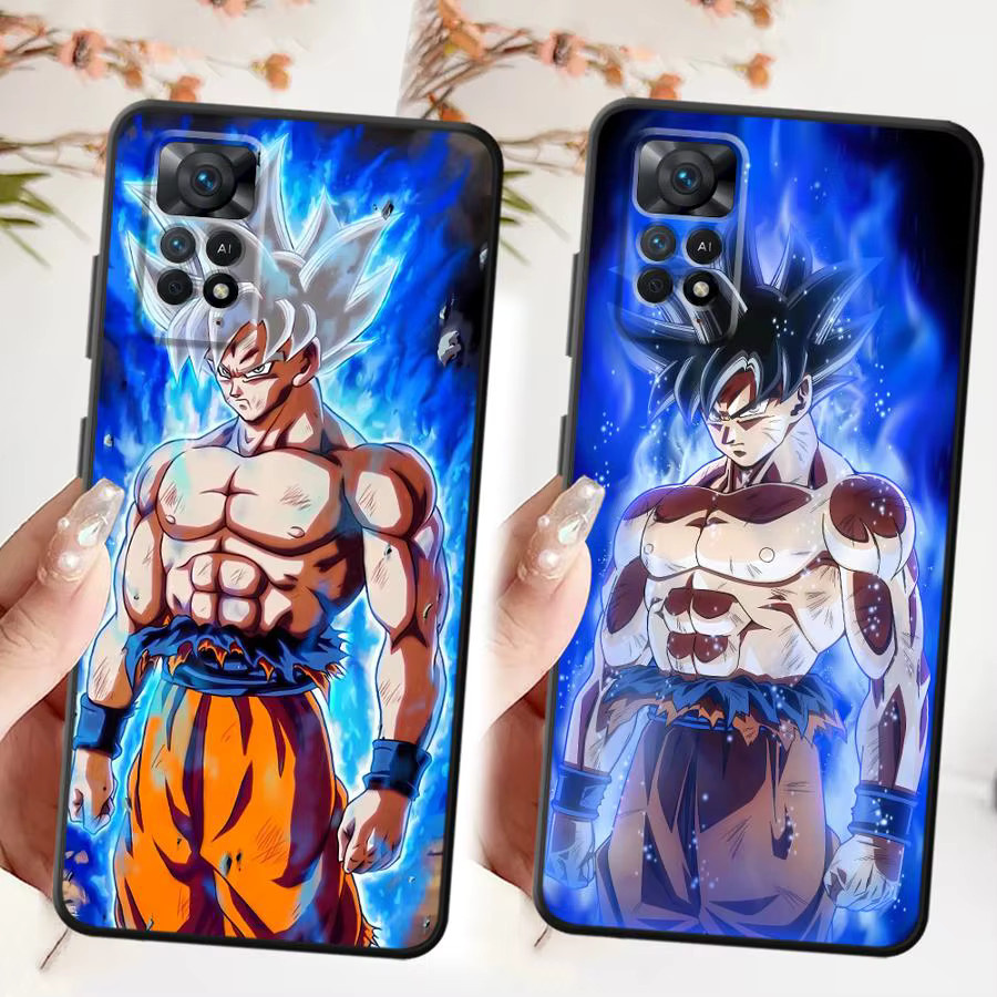 Dragon Ball Super Saiyajin 3D Handyhülle für Xiaomi Redmi Note 13 14 Pro Plus 9 10 11 12 Pro 10S in Schwarz und Multicolour - Bild 6