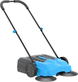 Güde Kehrmaschine GKM 650 mit Kehrbreite 65 cm, 2 Seitenbesen und Kehrgutsammelbehälter aus Kunststoff - Bild 1