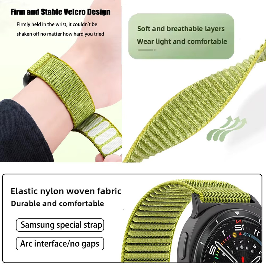Samsung Uhrenarmband Nylon Wave, Unisex - Bild 3