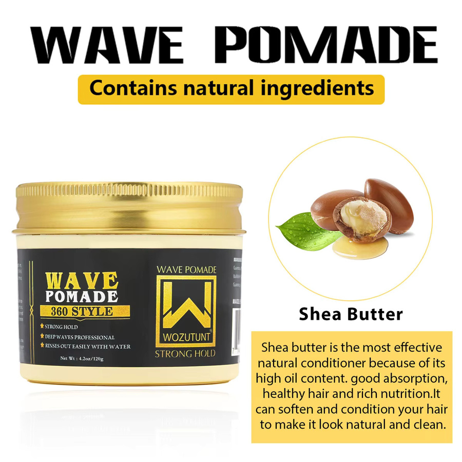 WOZUTUNT Wellenkontroll-Pomade, 120g, Herren, für lockiges Haar - Bild 6