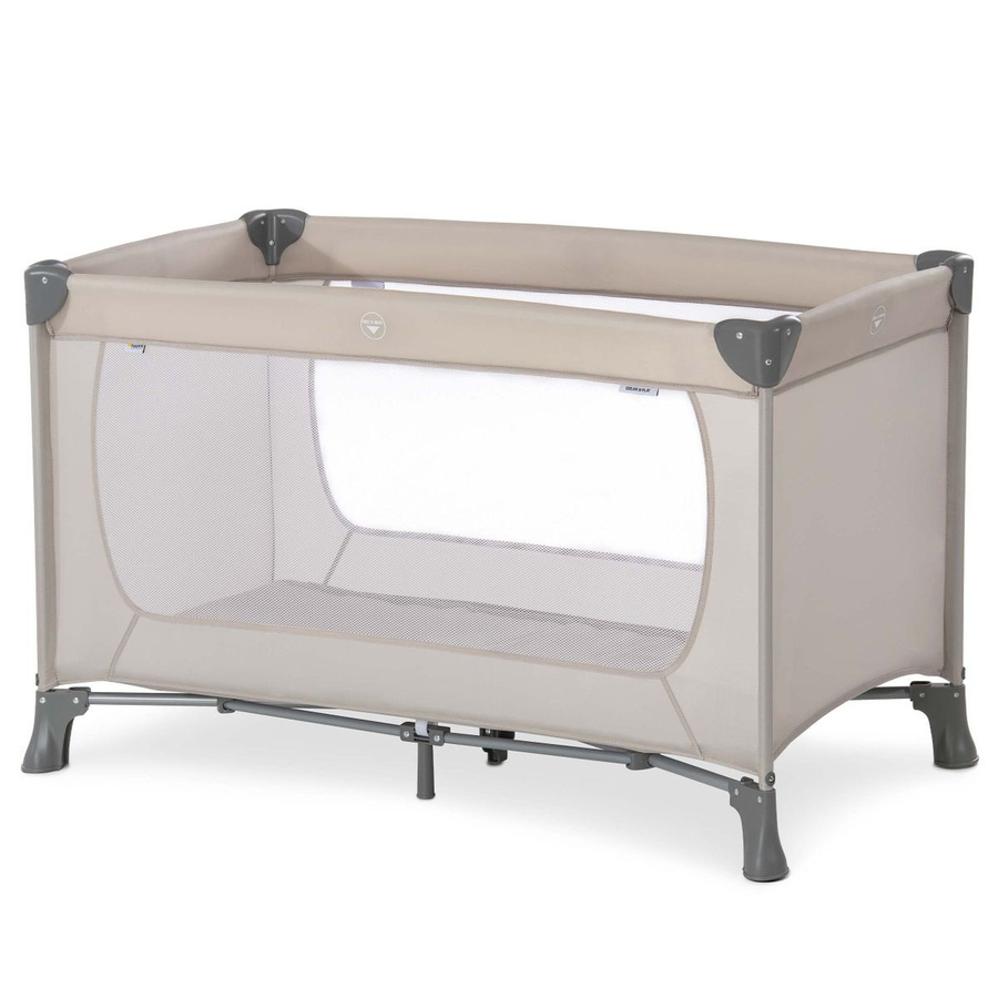 Hauck Reisebett Dream'n Play in Beige mit Metallgestell, B/T/H: 120 x 60 x 76 cm - Bild 1