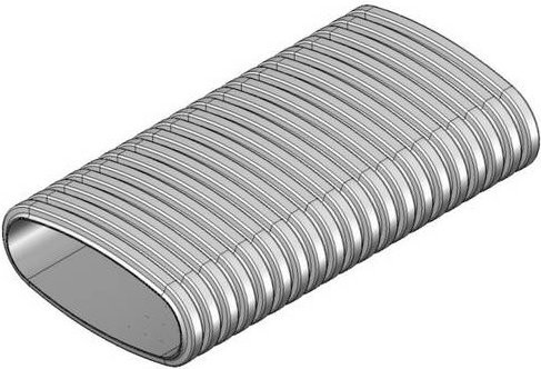 Helios Lüftungsrohr 3850 in Silber - Bild 1