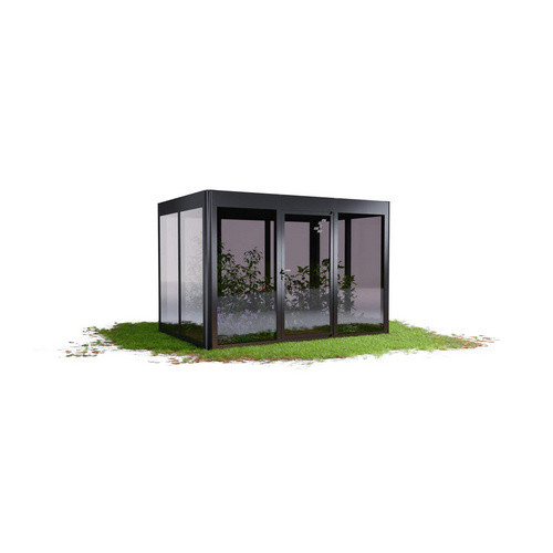 SunElements Gewächshaus Modern 3.2 in Silber, B/H/T: 548 x 229 x 233 cm, UV-beständig und winterfest - Bild 2