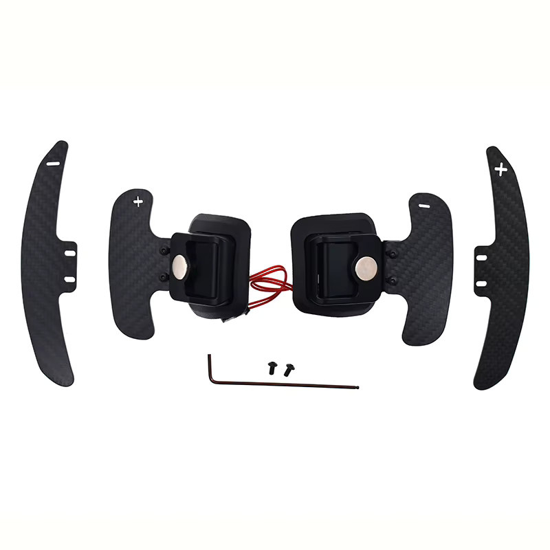 SK CUSTOM Magnetische Schaltwippen aus Carbon-Faser für BMW E90 M3 E92 M3 E93 M3 X5M X6M E70 E71 in Schwarz - Bild 2