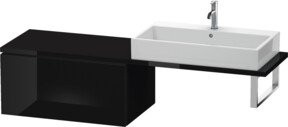 Duravit L-Cube Unterschrank für Konsole, Hochglanz Weiß, B/T: 82 x 54,7 cm, 1 Auszug - Bild 1