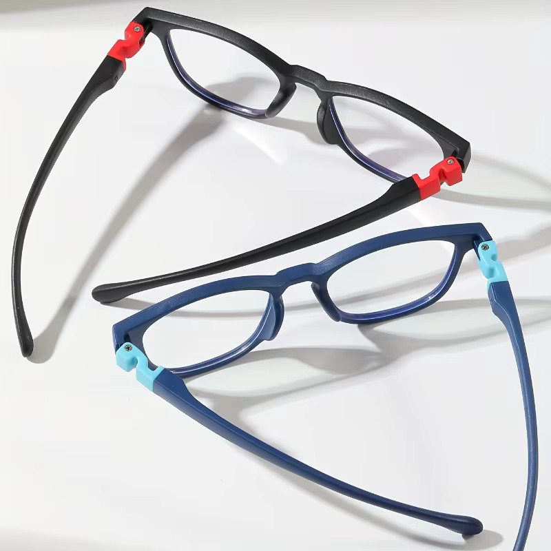 ZUIDID Kinder-Computerbrille, Silikonrahmen, Vollrand, transparent - Bild 3