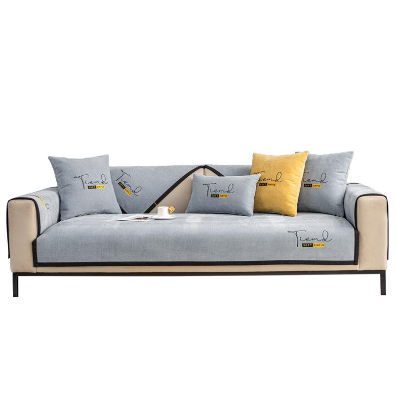 Modernes Sofakissen aus Chenille von Binchi Lighting Appliances, rutschfest und quadratisch, B/B: 70 x 70 cm - Bild 1