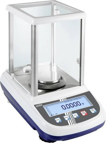 Kern ALJ 160-4A Analysewaage Silber mit 160g Wägebereich und 0,0001g Ablesbarkeit - Bild 1