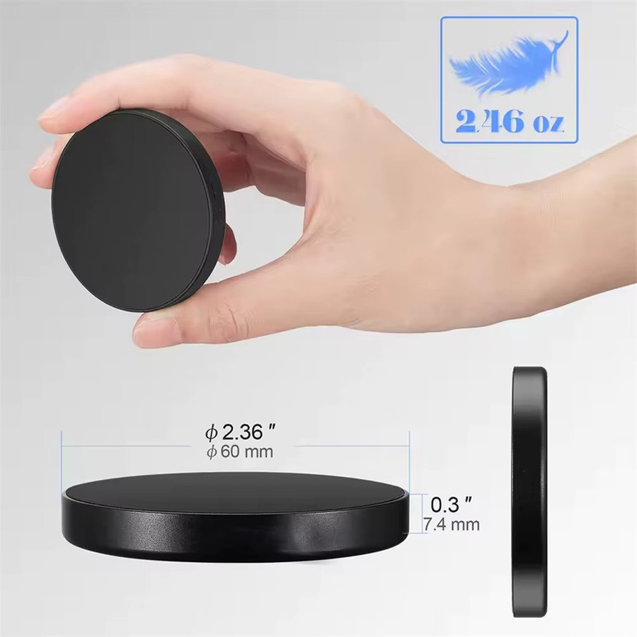 FANGTUOSI Magnetischer Smartphone-Halter in Schwarz mit 360 Grad Rotation und 1/4 Zoll sowie 3/8 Zoll Arri-Locating Holes Stativhalterung - Bild 3
