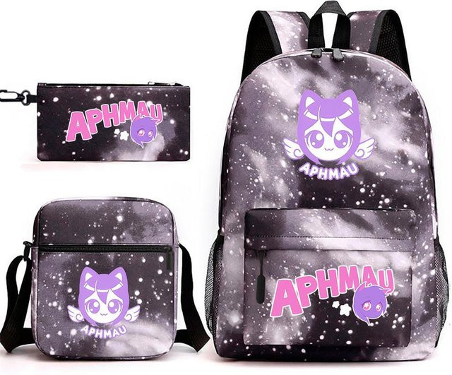 Aphmau Schultaschen-Set mit Rucksack, Federmäppchen und Umhängetasche in Multicolour aus Polyester - Bild 1