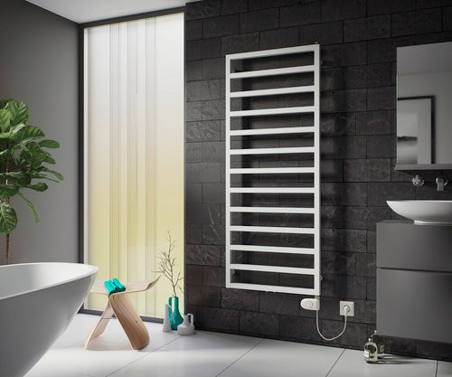 XIMAX Handtuchwärmer Pure elektrisch Typ 3 in Weiss, H x B x T: 147 x 60 x 14,6 cm - Bild 1
