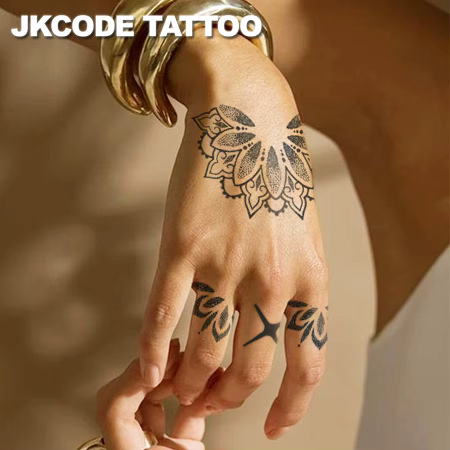 JKCODE TATTOO Kräuter-Tattoo-Aufkleber, Damen - Bild 3