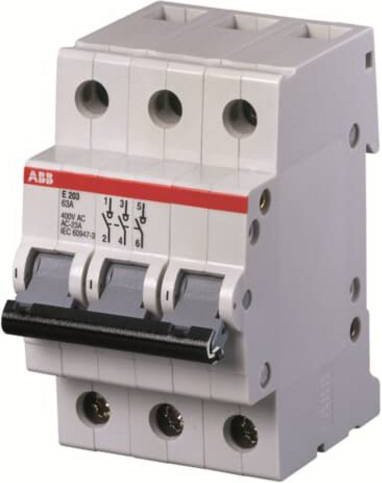 ABB Lasttrennschalter E203/80G 3polig grau 2CDE283001R1080 - Bild 1