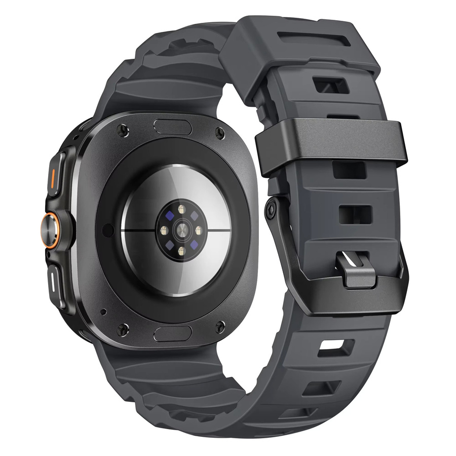 Samsung Trail Sport Uhrenarmband Silikon, Schwarz, 47mm - Bild 4