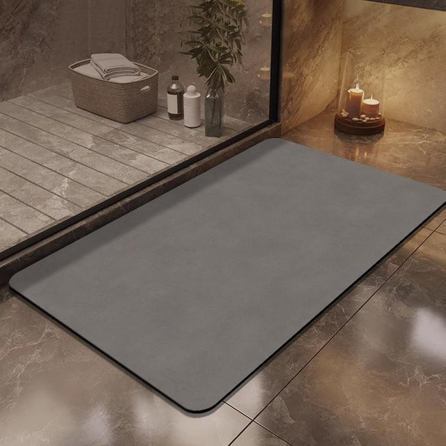 Yiran Health & Beauty Kieselgur Wasserabsorptionsmatte, rutschfeste und schnelltrocknende Fußmatte für Badezimmer und Küche, B/B: 80 x 120 cm - Bild 1