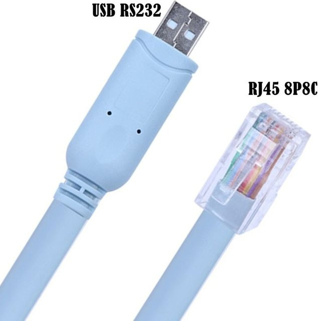 AXONUS USB auf RJ45 RS232 Serielles Steuerkabel für Konsole und Debugging in Blau - Bild 1