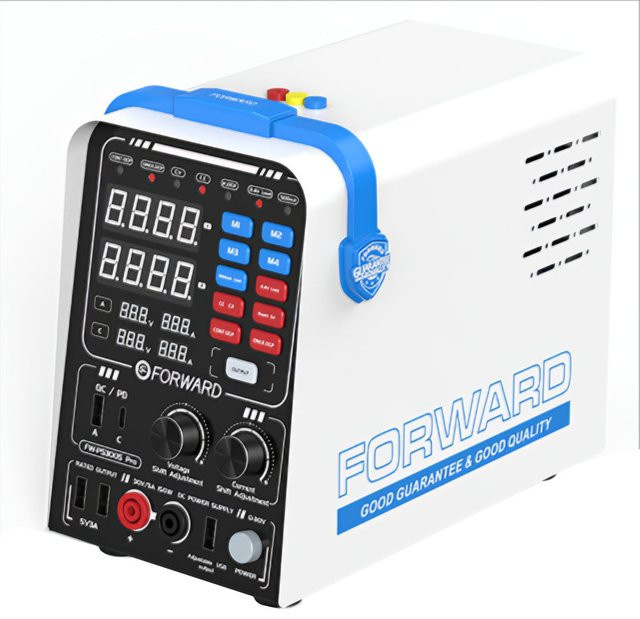 Forward FW-PS3005 Pro Gleichstrom-Spannungsstabilisator in Weiß mit USB-A und USB-C Anschlüssen - Bild 1