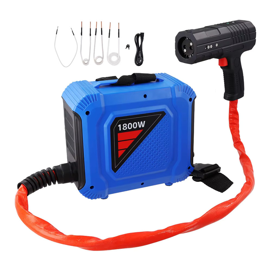 Podofo Magnetischer Induktionsheizer 1,8KW zur Autoreparatur und Schraubenentfernung mit 4 langen Spulen - Bild 5