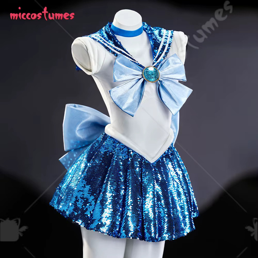 Miccostumes Haikyuu Cosplay Kostüm, Damen, Blau, Set / Bundle - Bild 2