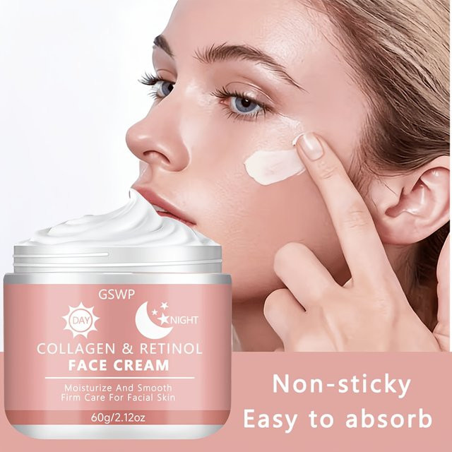 GSWP Kollagen-Retinol-Creme, Gesichtspflege, 60g/120g - Bild 1