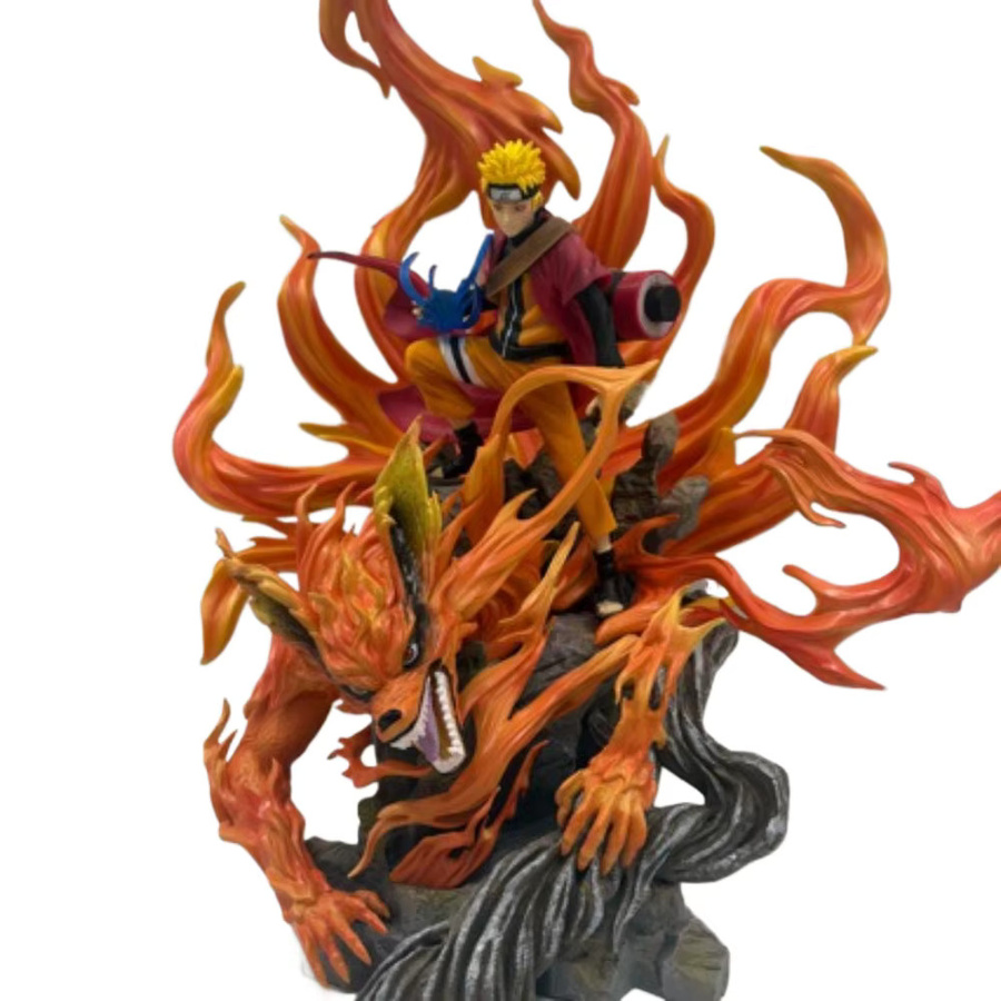 Bandai Naruto Uzumaki Kurama Mode Anime Action Figure aus PVC, Multicolor, Höhe: 43 cm - Bild 6
