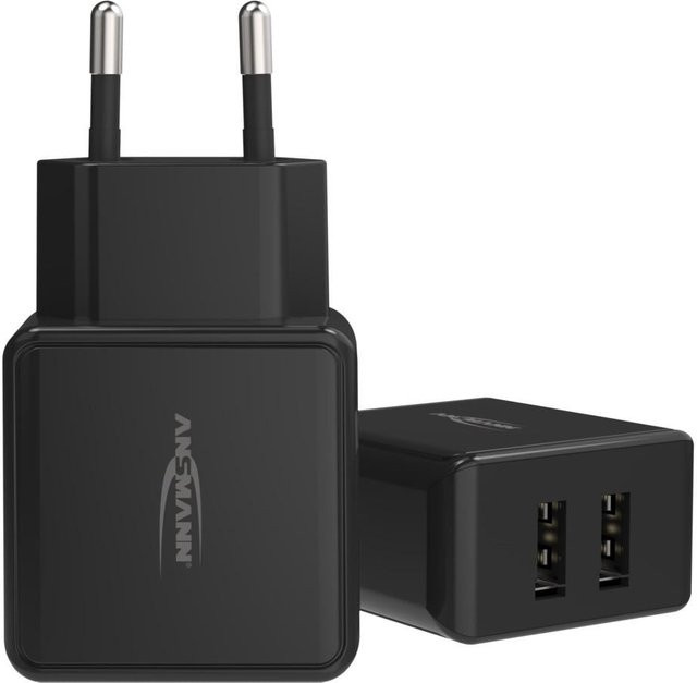 Ansmann HomeCharger HC212 USB-Ladegerät mit USB-A Ausgang in Schwarz - Bild 3