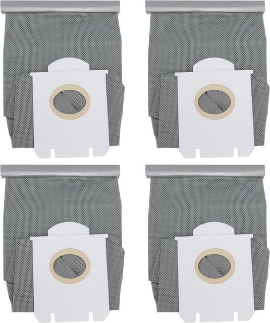 4 Stück Philips Staubsauger Staubbeutel Ersatz aus Vliesstoff in White und Grey - Bild 1