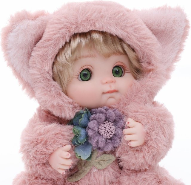 Cloveray Rosa Fuchs Puppe, Reborn Baby Puppe, 10 Zoll - Bild 1