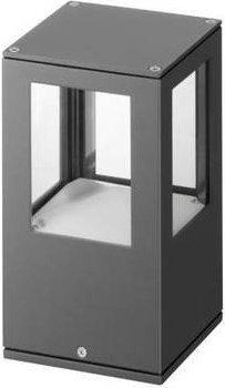 Brumberg LED-Pollerleuchte Außenbeleuchtung Strukturgraphit Aluminium Glas Kunststoff IP54 Warmweiß