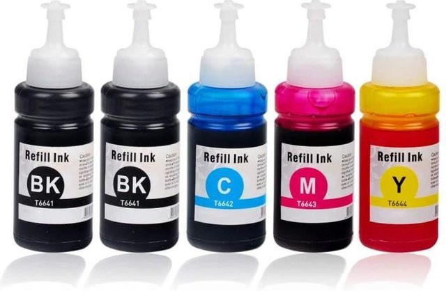 Clywenss T664 Nachfülltinte für Epson EcoTank Drucker, 4er-Pack, Mehrfarbig - Bild 1