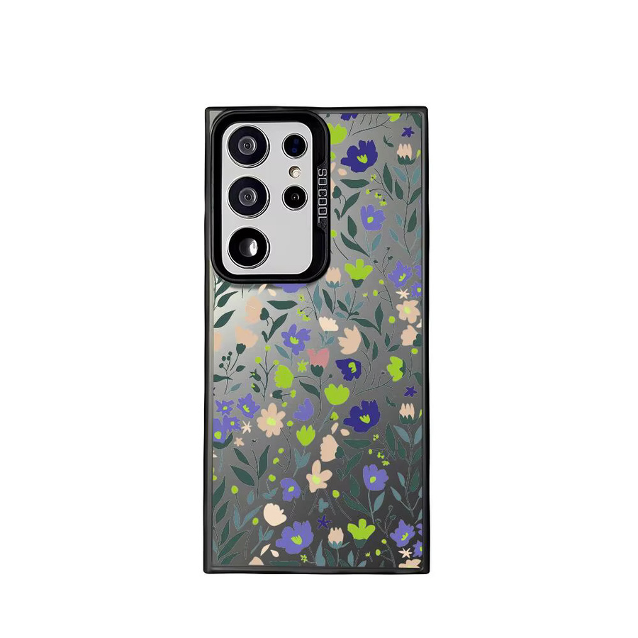 Stoßfeste Wildblumen Handyhülle für Samsung Galaxy S25 S24 S23 S22 S21 Ultra Plus in Bunt Matt aus Hartplastik - Bild 5