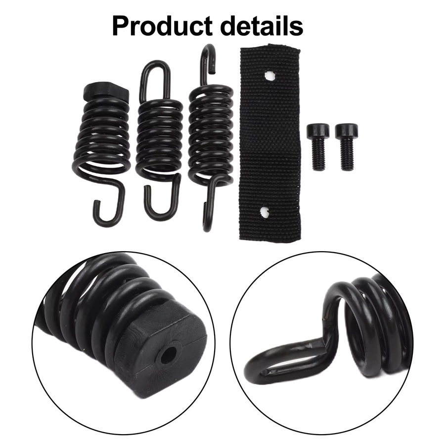 Vibratite Anti-Vibrations-Set für Kettensägen in Schwarz, passend für Jonsered 2035 2036 2040 C137 C138 sowie Modelle 335 338 420 438 440 44-2 - Bild 4