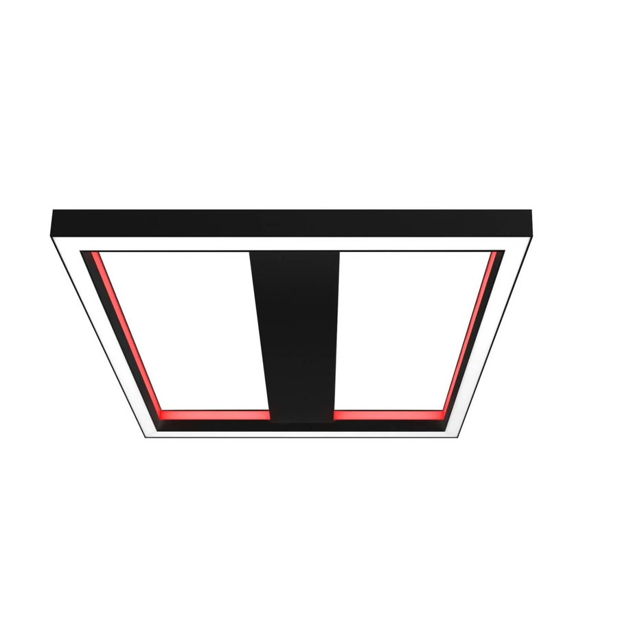 Lucande Smart Home LED Deckenlampe Tjado in Schwarz, dimmbar mit Leselampe und Fernbedienung, moderne 1-flammige Wohnzimmerleuchte aus Metall - Bild 2
