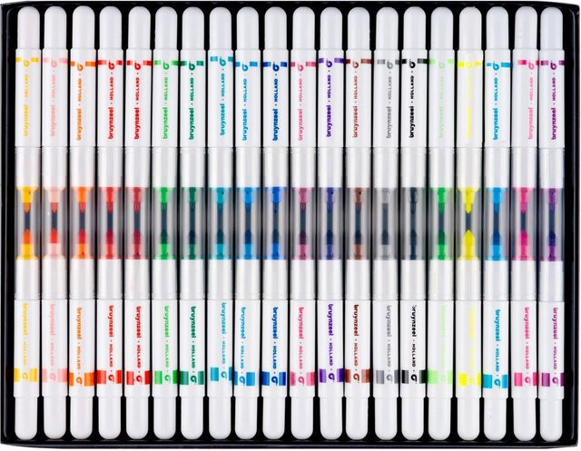 Bruynzeel Twin Point Filzstifte in Multicolour, 20er Set - Bild 1