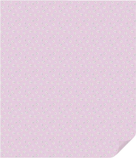 Tulup Buntglasfolie mit Blumenmuster in Rosa, Sichtschutzfolie für Fenster mit Buntglasoptik, Breite: 100 cm, Höhe: 116 cm - Bild 1