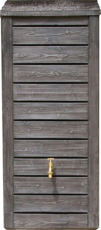 Arves Regentonne Norway 230 in Dunkelbraun mit 3/4 Zoll Anschluss, B/T/H: 130 x 40 x 60 cm