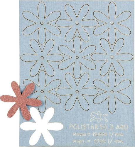 PFERD Polistar PST Schleifsterne A80 Blau Durchmesser: 50 mm, Bohrung: 3 mm, 100 Stück - Bild 1